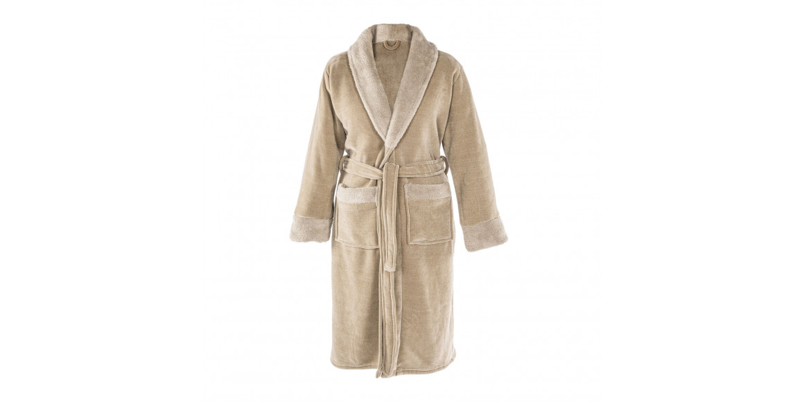 Bathrobe TISECO 3539SAND CHENILLE L120CM S/M 