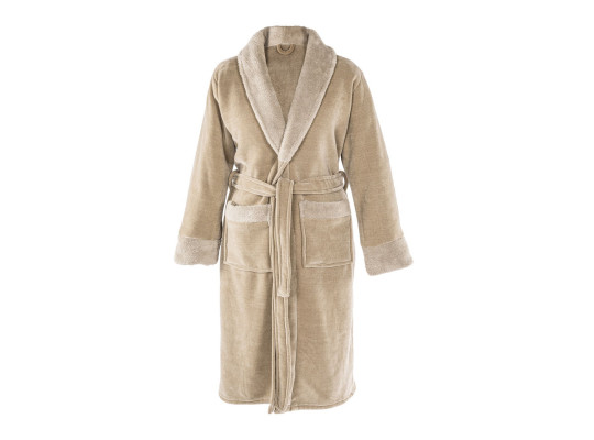 Bathrobe TISECO 3539SAND CHENILLE L120CM S/M 