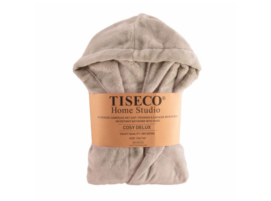 Bathrobe TISECO 3605TAUPE DELUX 158/164 