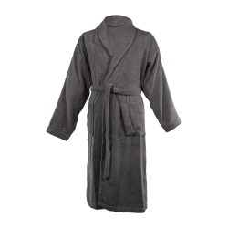 Bathrobe TISECO 3607DARKGREY LINDU S/M 