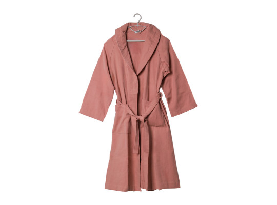 Bathrobe ROYAL HOME CHOMBRE 200GSM CORAL PINK M (935080) 