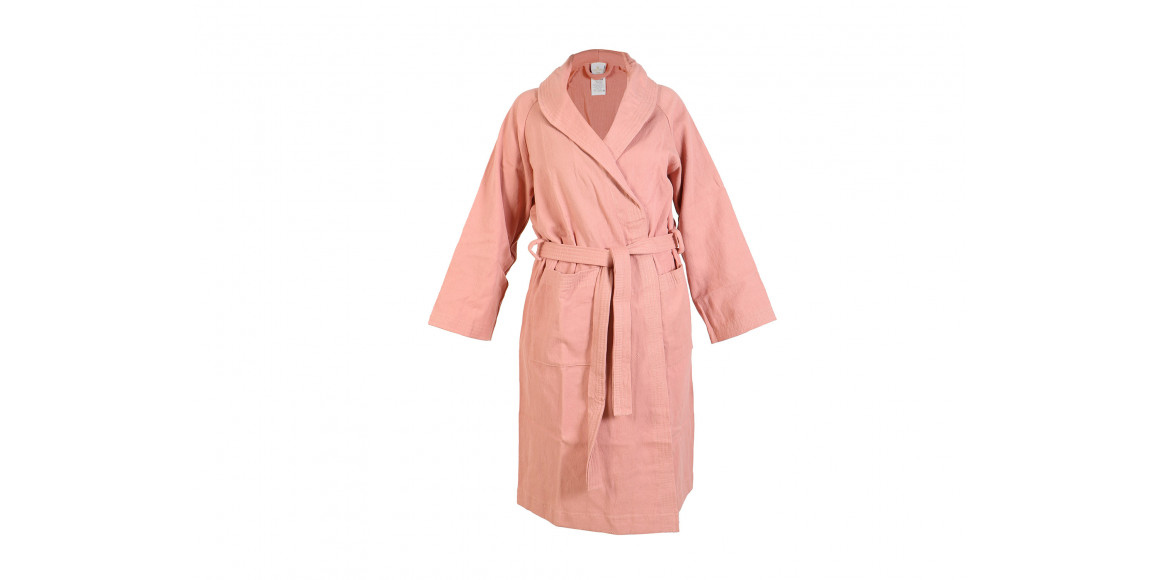 Bathrobe ROYAL HOME CHOMBRE 200GSM CORAL PINK M (935080) 