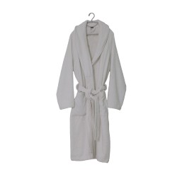 Bathrobe RESTFUL HKBR WHITE M 