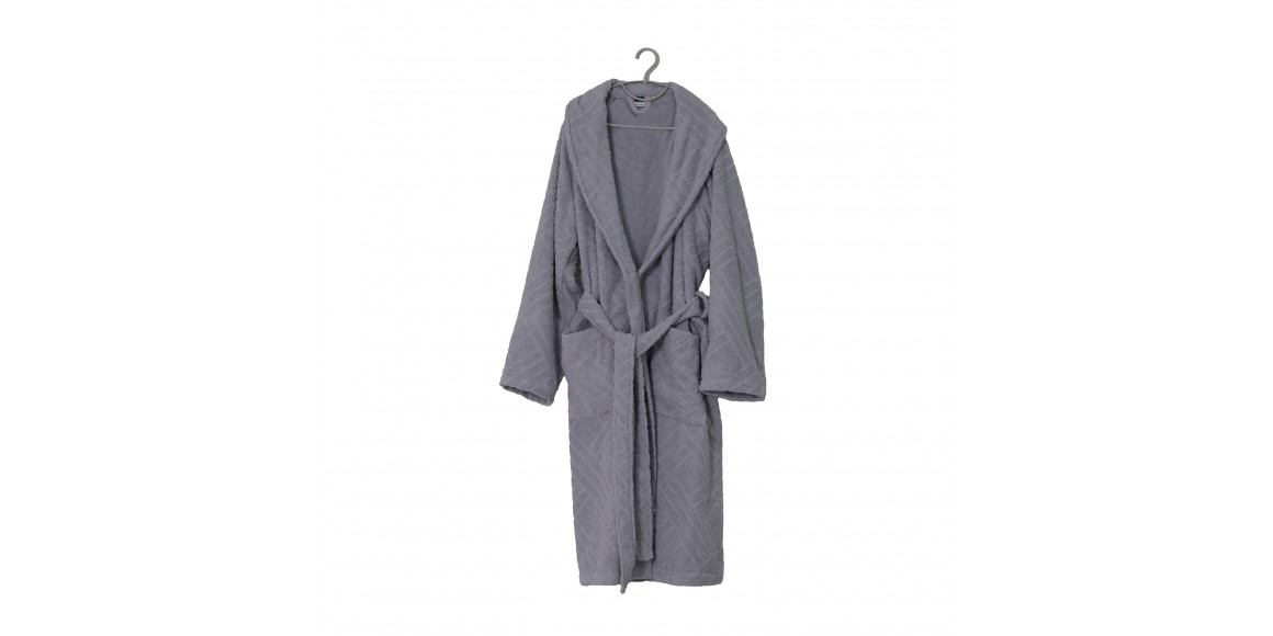 Bathrobe RESTFUL JHK14287 BR LIGHT GREY M 
