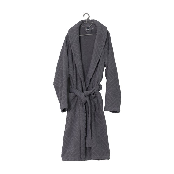 Bathrobe RESTFUL JHK4990 BR DARK GREY M 