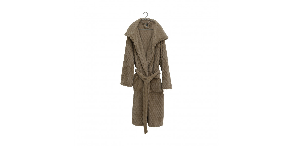 Bathrobe RESTFUL WSBR CUBE BEIGE M 