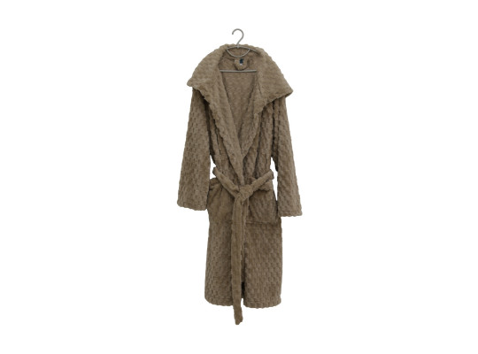 Bathrobe RESTFUL WSBR CUBE BEIGE M 