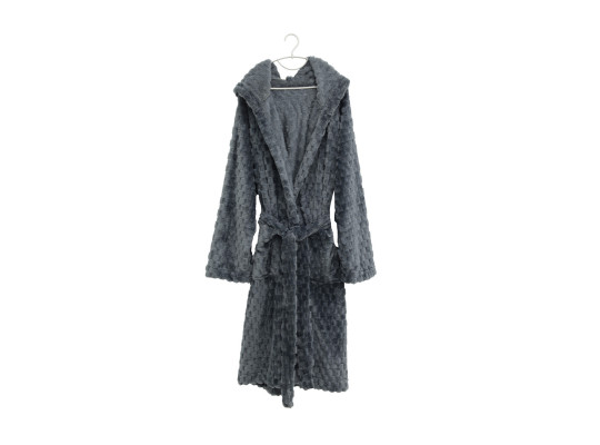 Bathrobe RESTFUL WSBR CUBE DARK GREY M 