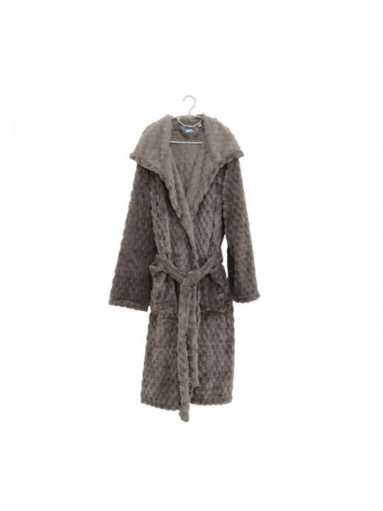 Bathrobe RESTFUL WSBR CUBE SILVER BEIGE M 