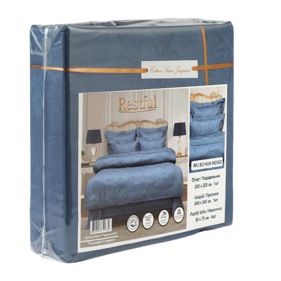 Bed linen RESTFUL RFJ EU HUN INDIGO 