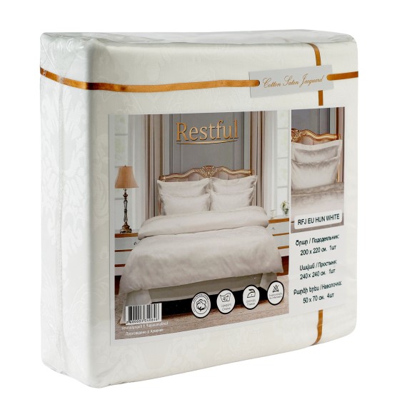 Постельное бельё RESTFUL RFJ EU HUN WHITE 