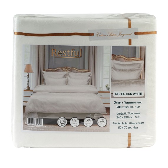 Постельное бельё RESTFUL RFJ EU HUN WHITE 