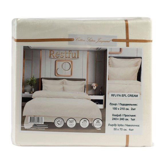 Постельное бельё RESTFUL RFJ FA EFL CREAM 