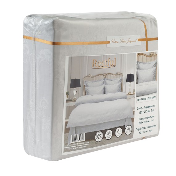 Постельное бельё RESTFUL RFJ FA HUN LIGHT GREY 