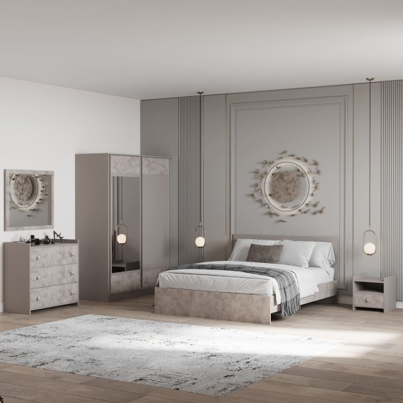 Bedroom set HOBEL EX-A94 UZ-40-032 INOX ORMA 157/K538 (12) 