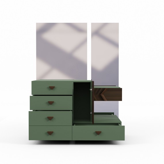 Bedroom set HOBEL EX-D97 K521/WOOD BROWN (23) 