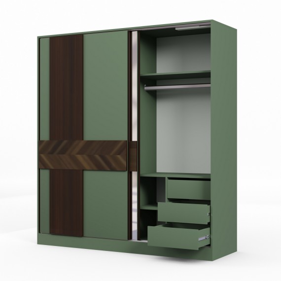 Bedroom set HOBEL EX-D97 K521/WOOD BROWN (23) 