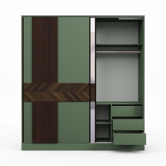Bedroom set HOBEL EX-D97 K521/WOOD BROWN (23) 