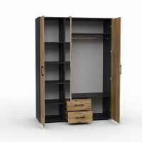 Bedroom set HOBEL X16 UZ-819 BLACK K353/BS 392 (13) 