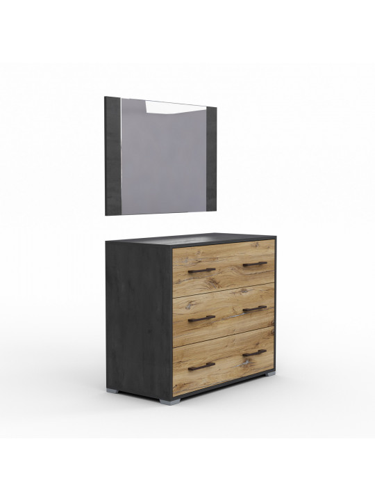 Bedroom set HOBEL X16 UZ-819 BLACK K353/BS 392 (13) 