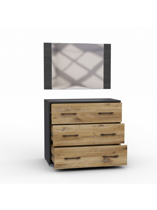 Bedroom set HOBEL X16 UZ-819 BLACK K353/BS 392 (13) 