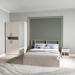 Спальный гарнитур HOBEL LILYA UZ-819 BLACK 5529 (9) 
