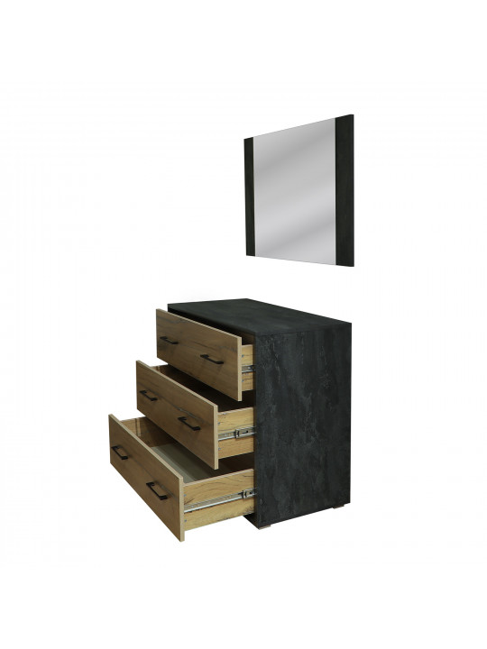 Ննջասենյակի հավաքածու HOBEL X16 UZ-819 BLACK K353/BS 392 (13) 