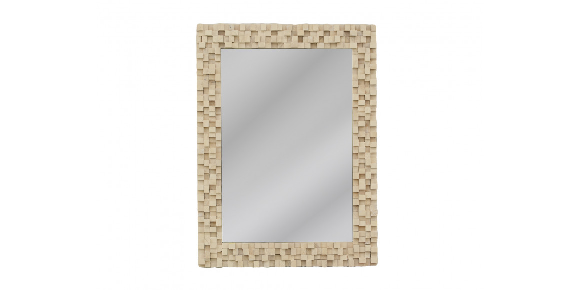 Спальный зеркало HOBEL WOOD MIRROR 01 68X92 WHITE PIGMENT (1) 