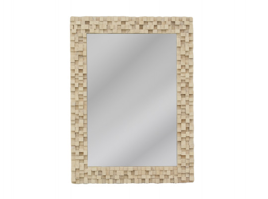 Спальный зеркало HOBEL WOOD MIRROR 01 68X92 WHITE PIGMENT (1) 