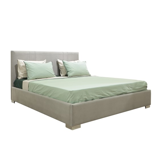 Кровать HOBEL A2/1 180X200 GREY LEONARDO 14 (5) 
