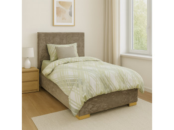 Bed HOBEL A7 90X200 150G/LIGHT CAPPUCCINO MONACO 4 (5) 
