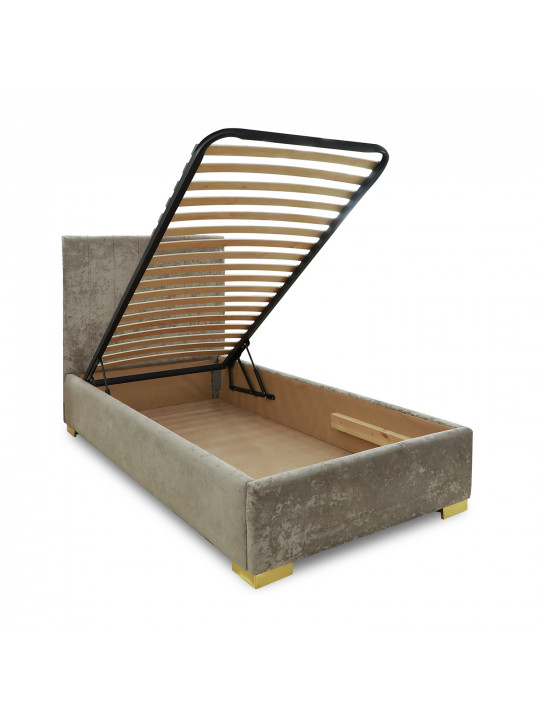 Bed HOBEL A7 90X200 150G/LIGHT CAPPUCCINO MONACO 4 (5) 