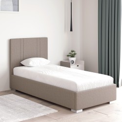 Bed HOBEL B1 180X200 LIGHT CAPPUCCINO LEONARDO 4 (5) 