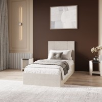 Bed HOBEL B1 90X200 LIGHT CAPPUCCINO LEONARDO 4 (4) 