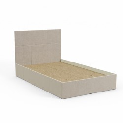 Bed HOBEL B2 120X200 GOLD/LIGHT BROWN LEONARDO 4 (5) 