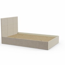 Bed HOBEL B2 120X200 GOLD/LIGHT BROWN LEONARDO 4 (5) 