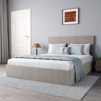 Bed HOBEL B2 160X200 GOLD/LIGHT BROWN LEONARDO 4 (5) 