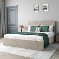 Bed HOBEL B2 180X200 GOLD/LIGHT BROWN LEONARDO 4 (5) 