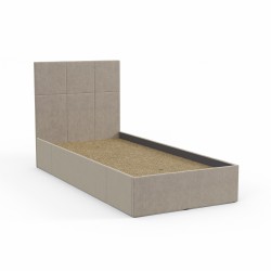 Bed HOBEL B2 90X200 GOLD/LIGHT BROWN LEONARDO 4 (4) 