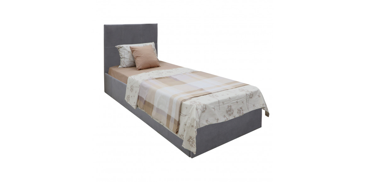 Bed HOBEL B2 90X200 GREY VIVALDI 7 (3) 