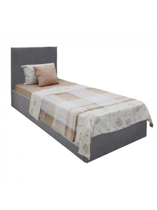 Bed HOBEL B2 90X200 GREY VIVALDI 7 (3) 