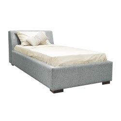 Bed HOBEL COZY 90X200 LIGHT GREY BEATTO 1067 (5) 