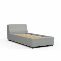 Bed HOBEL COZY 90X200 LIGHT GREY BEATTO 1067 (5) 