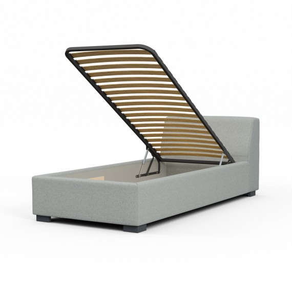 Մահճակալ HOBEL COZY 90X200 LIGHT GREY BEATTO 1067 (5) 