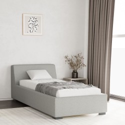 Bed HOBEL COZY 90X200 LIGHT GREY BEATTO 1067 (5) 