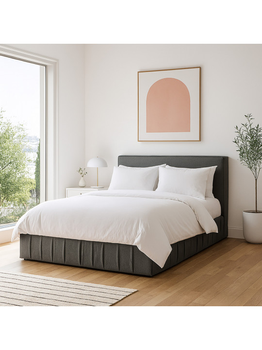 Մահճակալ HOBEL DAYSON 180X200 GREY ASTERI 5 (6) 