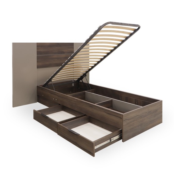 Bed HOBEL EX-E20 90X200 6299/K537 (9) 