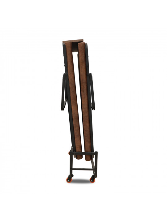 Bed HOBEL FOLDING BED 90X190 BLACK METAL/BROWN (1) 