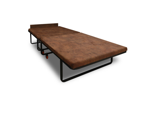 Bed HOBEL FOLDING BED 90X190 BLACK METAL/BROWN (1) 