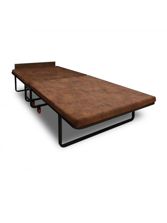 Bed HOBEL FOLDING BED 90X190 BLACK METAL/BROWN (1) 